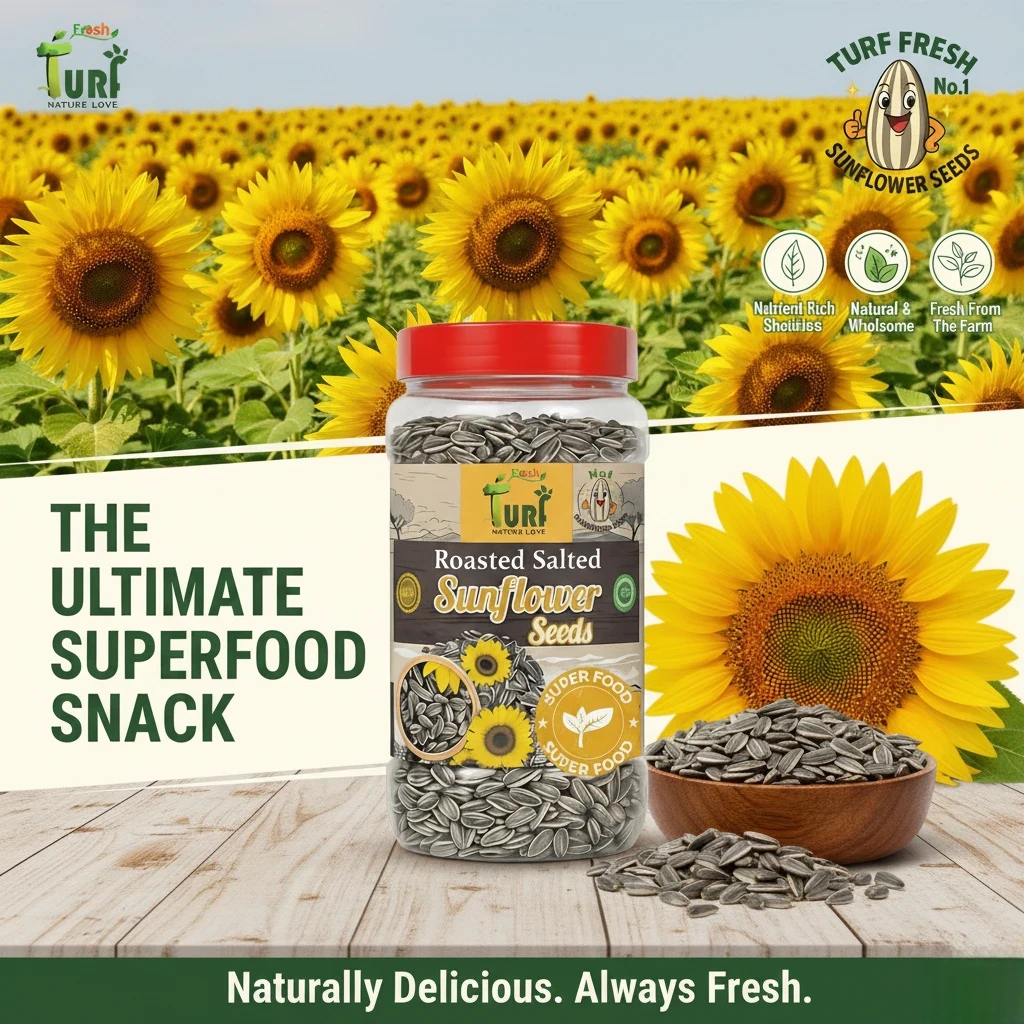 Turf Fresh Sunflower Superfood Roasted Seeds